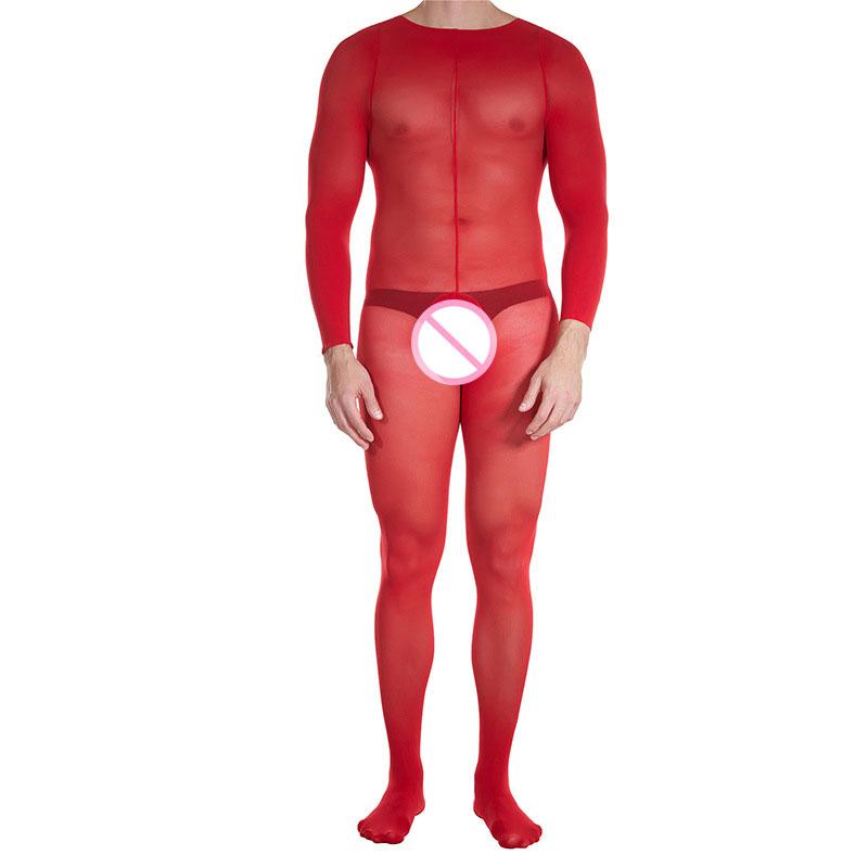 Sexy Women 10D Thin Open Crotch Bodysuit Bandage Sexy Tight Body Stockings Elastic Bodyhouse Sheer See Through Maid Leotard