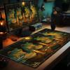 Frog Wizard Mouse Pad MTG Playmat Large Desk Mat Gaming Mats Gamer Pc Accessories Keypad Expansion Pads Rubber Anti-slip Base