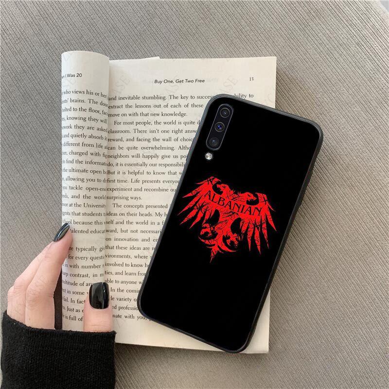 

Чехол для телефона с флагом Албании и орлом для Samsung Galaxy A51 A71 A21S A10 A20S A20E A30S A40 A50 A70 A11 A40 M31 M30S Galaxy A40