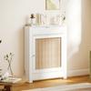 Radiator Cover, Hinged Cabinet, 78 x 19 x 95.5 cm, White