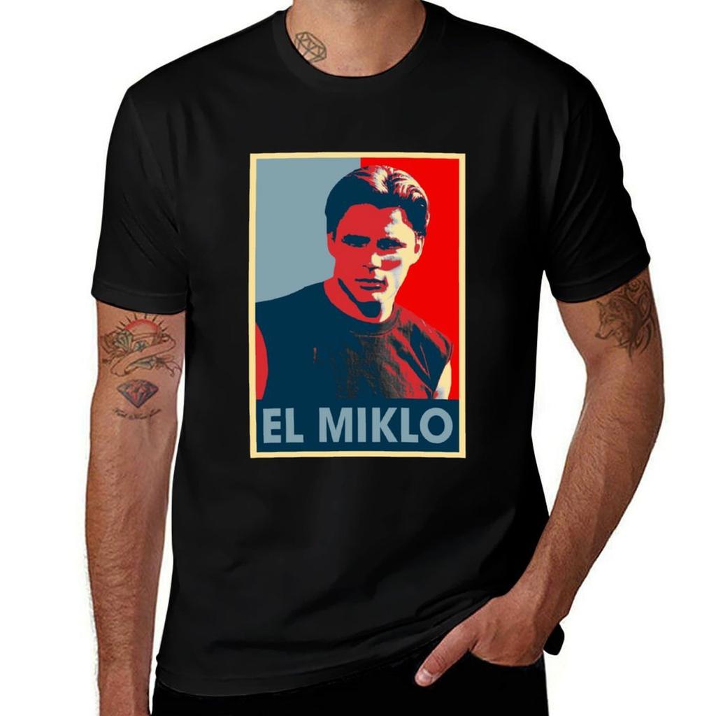 Blood In Movies Design Blood Out El Miklo Tshirt Basic Solid Tee For Daily Use