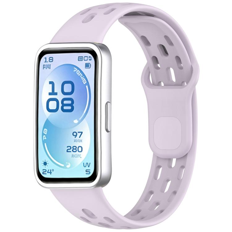 Honeycomb‑Breathable Silicone Watch Band For Huawei Band11 /11 Pro /11 Pro NFC
