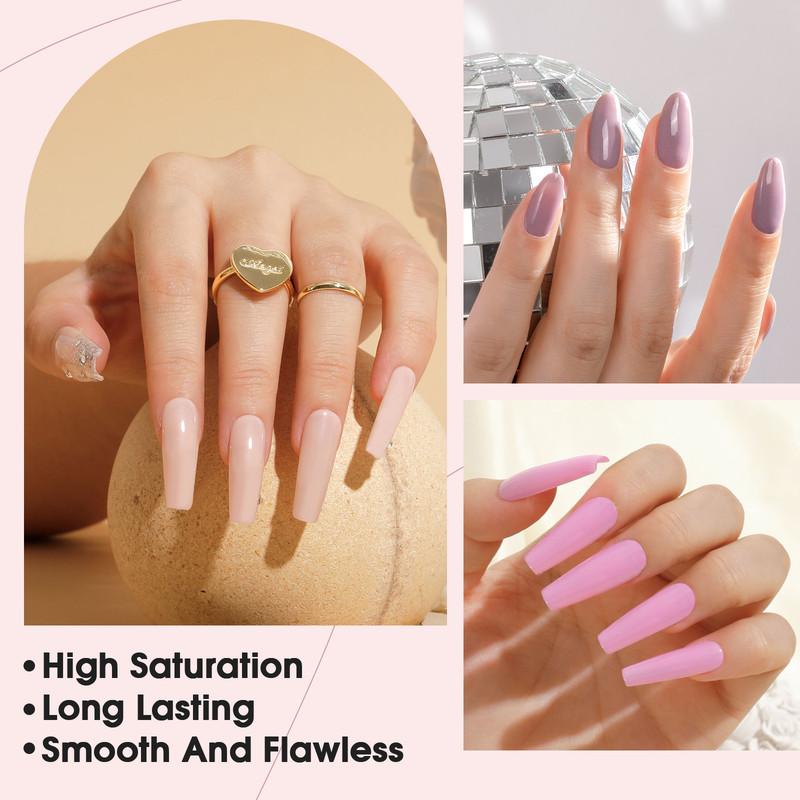 ROSALIND 10g 6PCS Dipping Powder Kit Shiny Activator Art Design Decorations