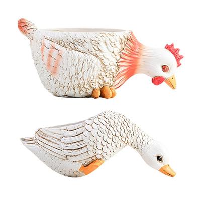 Creative Animal Shape Succulent Planter Pots Artistic Planter Great for Indoor and Outdoor Decors with Drainage Hole