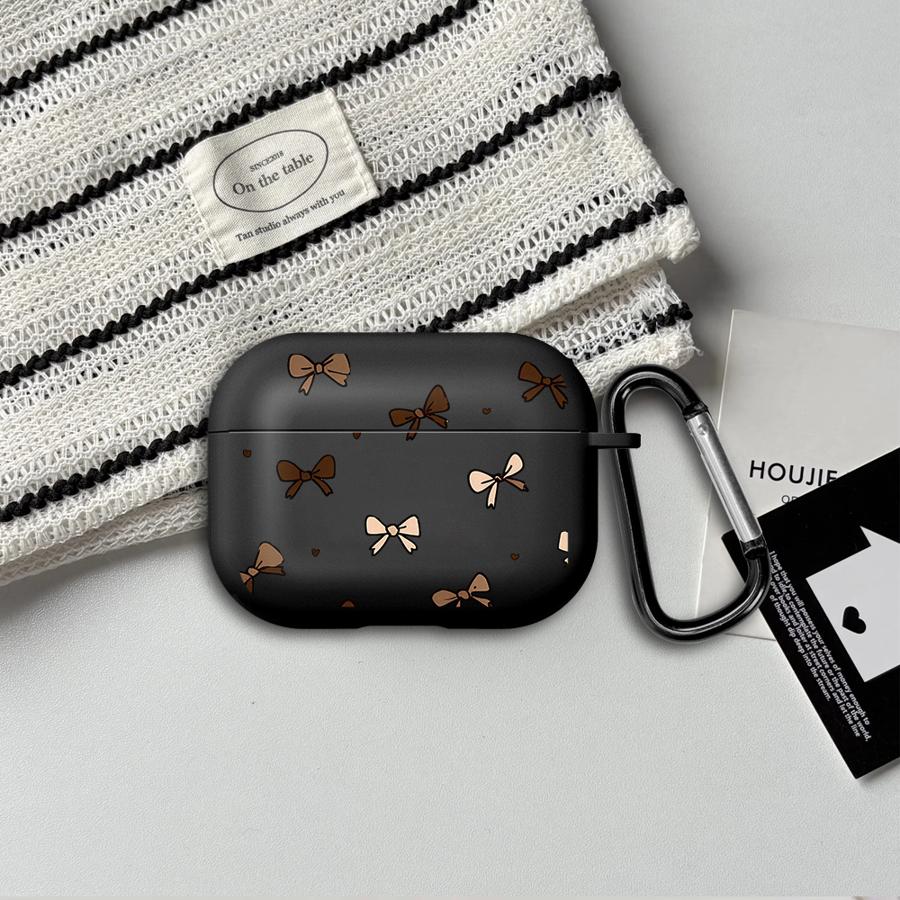 Earphone Cases Cover Case For Airpods Pro2 Pro 3 4 2 Pro3 1 Retro Bow Tie