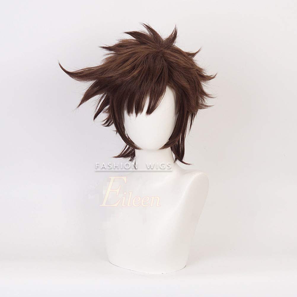 Eileen Bizarre Adventure Golden Wind Joseph Joestar Wig Heat Resistant Wig Halloween Christmas Costume Wig Net Included JoJo's +