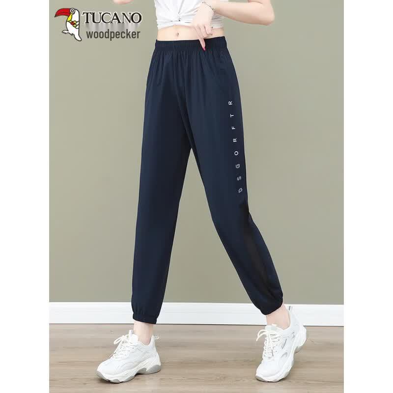 Tucano Women's Ice Silk Cropped Casual Sport Pants