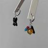 Elegant Black Dog Earrings Fashionable Asymmetrical Black Dog Earrings Accessory Adding Charm To Any Outfit