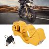 Motorcycle Lock Handlebar Grip Aluminum Protective Horn Lock for Braking Security