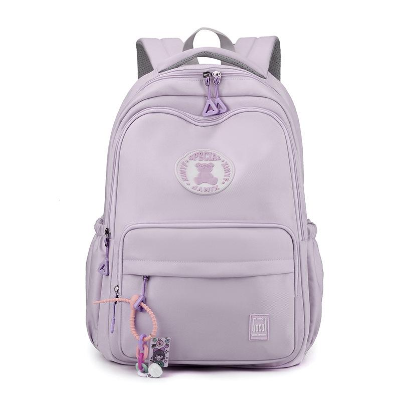 High school junior high school female students wind schoolbag nylon light load reduction large capacity travel backpack new