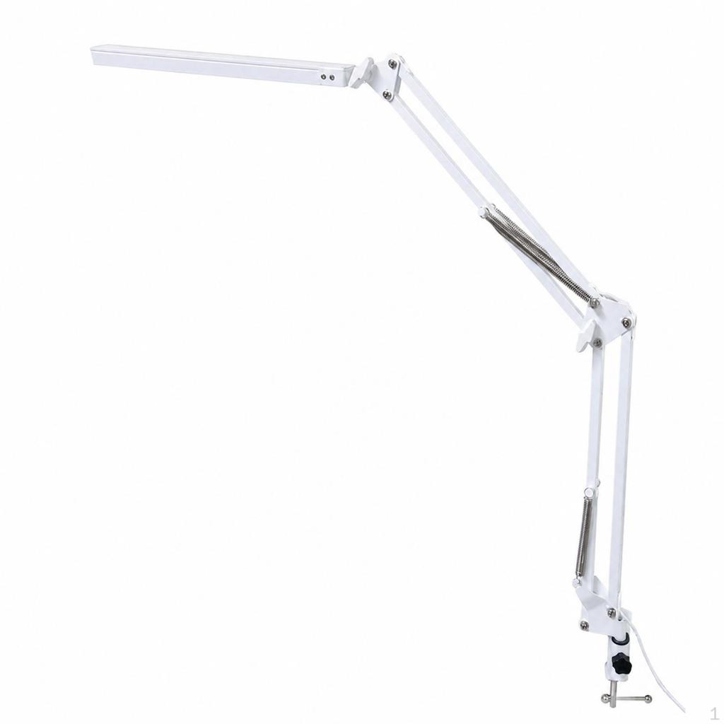 LED Desk Lamp with Clamp Adjustable SpaceSaving Reading Light for