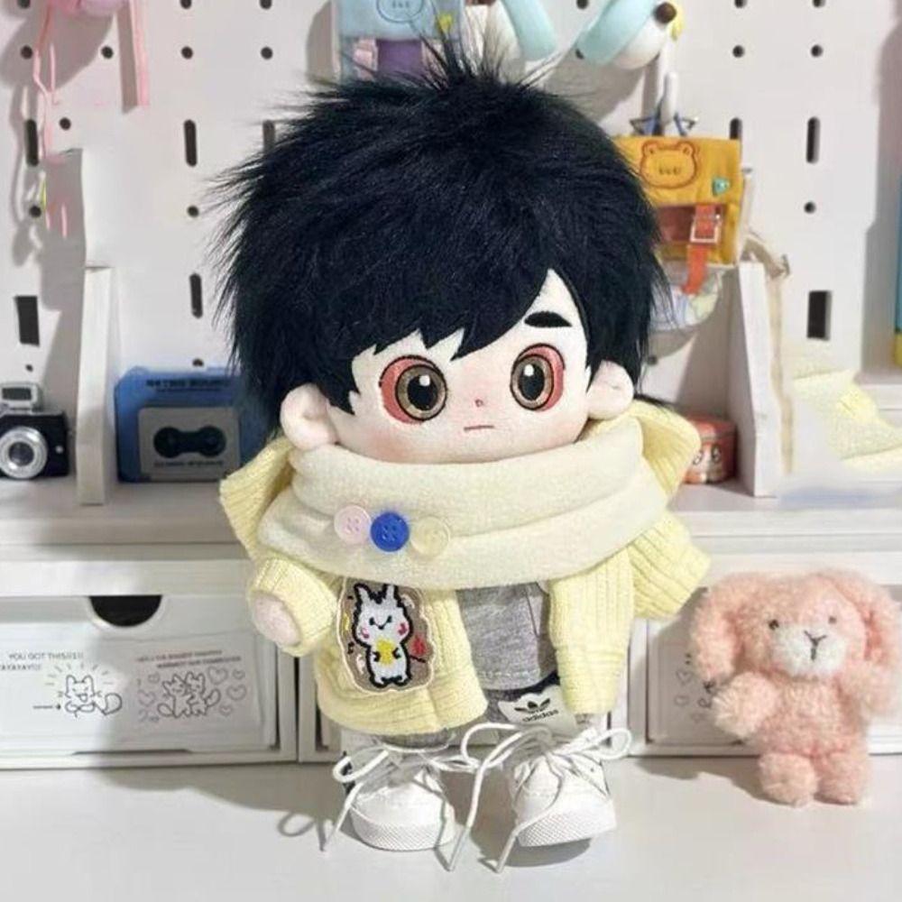 Cartoon T-shirt Cotton Doll's Clothes Outfit Plush Doll Clothes Dress 20cm Cotton Doll Clothes  Toy