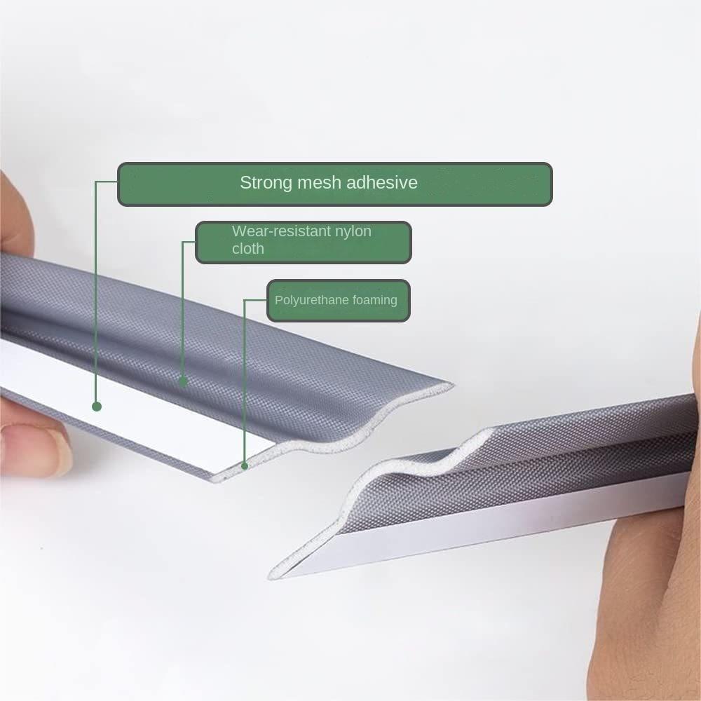 New Soundproof Foam Sliding Window Sealing Strip 2 Meters Flexible Weatherstrip Self Adhesive Windproof Seal Stopper Door