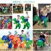 MUXIU Halloween Dinosaur Cosplay and Inflatable One Size Fits 4 Colors Available Costume, Green, Red, Orange, Blue, Costume, Fun, Pranks, Popular,