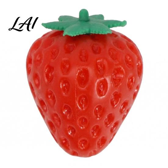 Office Desk Toy Strawberry Grape Stress Relief Toy Realistic Fruit Squeeze Sensory Hand Therapy Tools Anxiety Relieving for Kids Adults Gadget