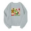 Children's Fashionable Lightweight Long-sleeved Round Neck Pullover With Pockets Printed Pullover