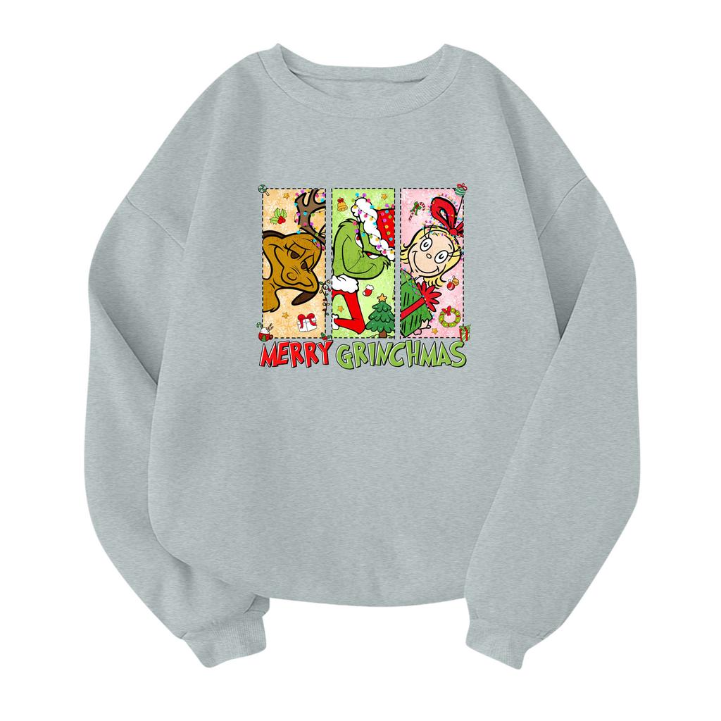 Children's Fashionable Lightweight Long-sleeved Round Neck Pullover With Pockets Printed Pullover