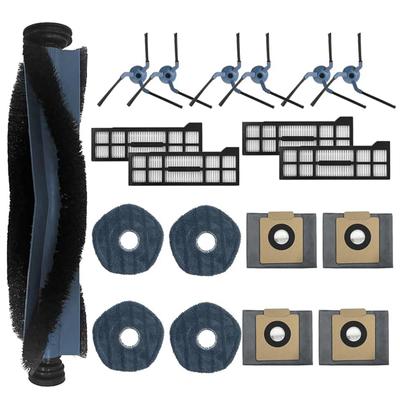 For Eufy X10 Pro Omni Robot Vacuum Cleaner Main Side Brush Hepa Filters Mop Cloth Dust Bags Spare Parts