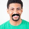 Realistic Fake Beard Adult Halloween Mustache Self Adhesive Costume Prop for Men Party Pirate Cosplay Accessory Lifelike Fabric