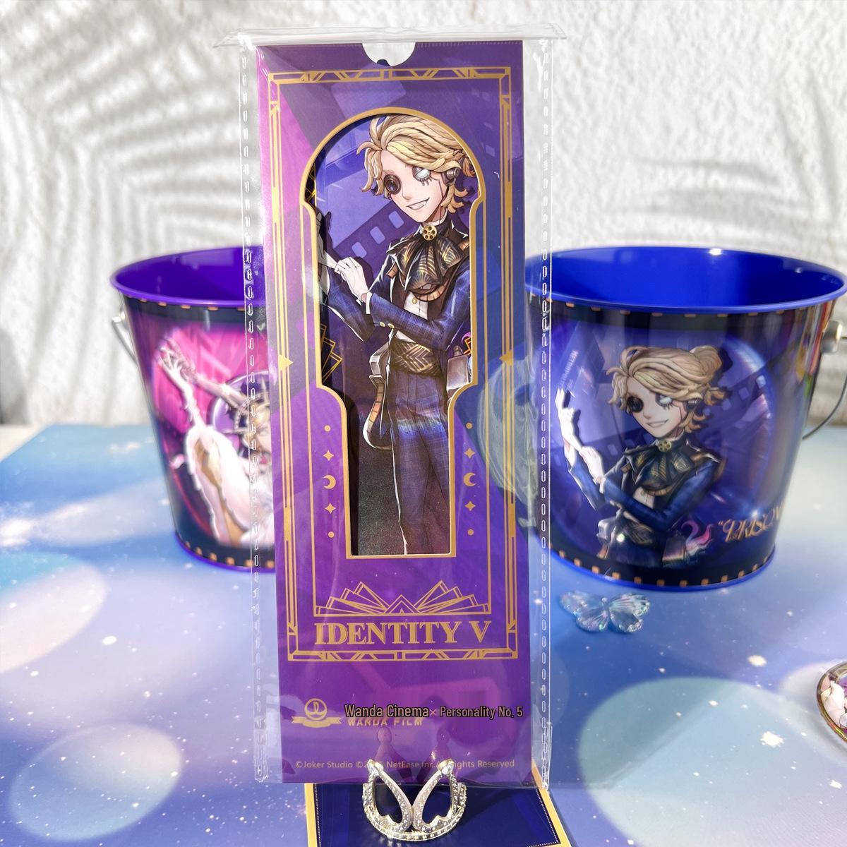 Официальный значок-рамка «Теневой сон» к 7-летию Identity V – Эксклюзив кинотеатра Wanda: Тюремный Красная Бабочка Лазерный Билет Издание.