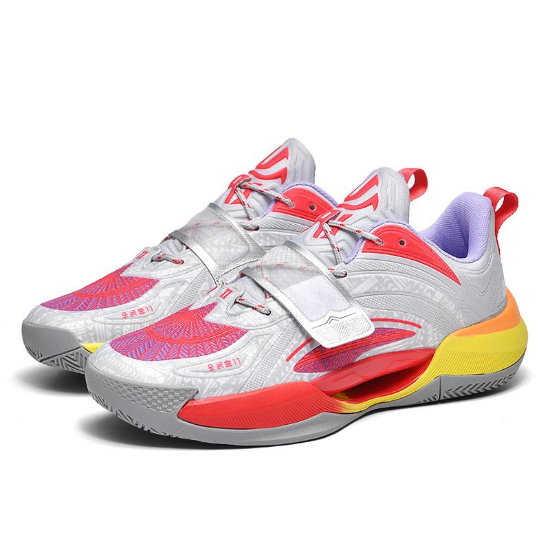 High Quality Pink Basketball Shoes Men Women Fashion Fluorescence Men's Basketball Sneakers Professional Non-slip Mens Trainers