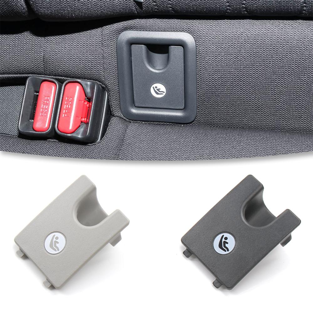 1 Piece Car Rear Child Seat Anchor Slot Trim Cover Button Black Gray Isofix Cover For Toyota Corolla Cross Frontlander