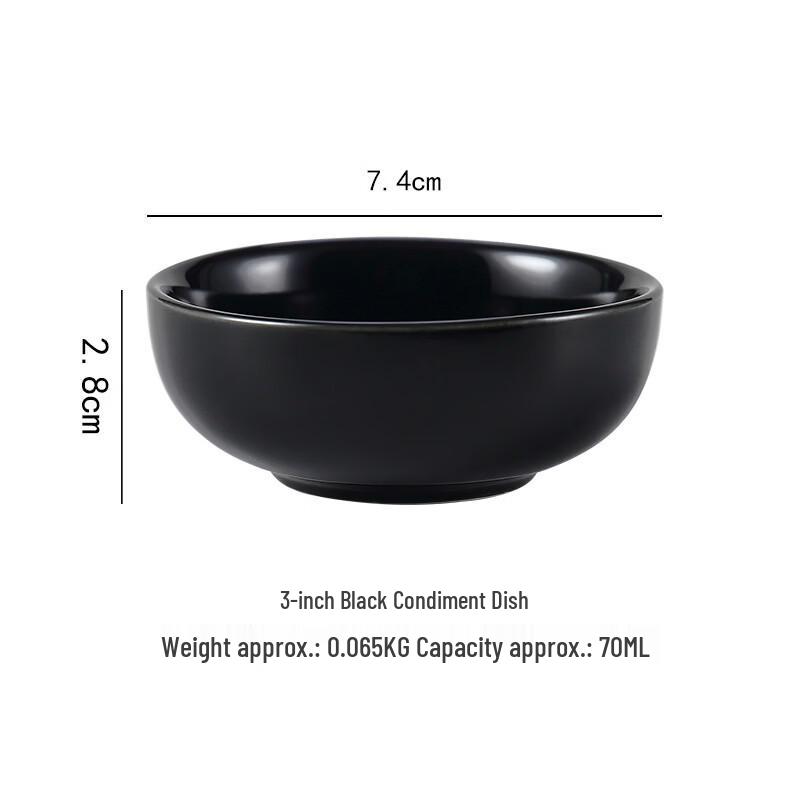 Japanese Style Round Dipping Dishes