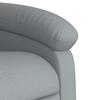 Relaxation Armchair Light Grey Fabric