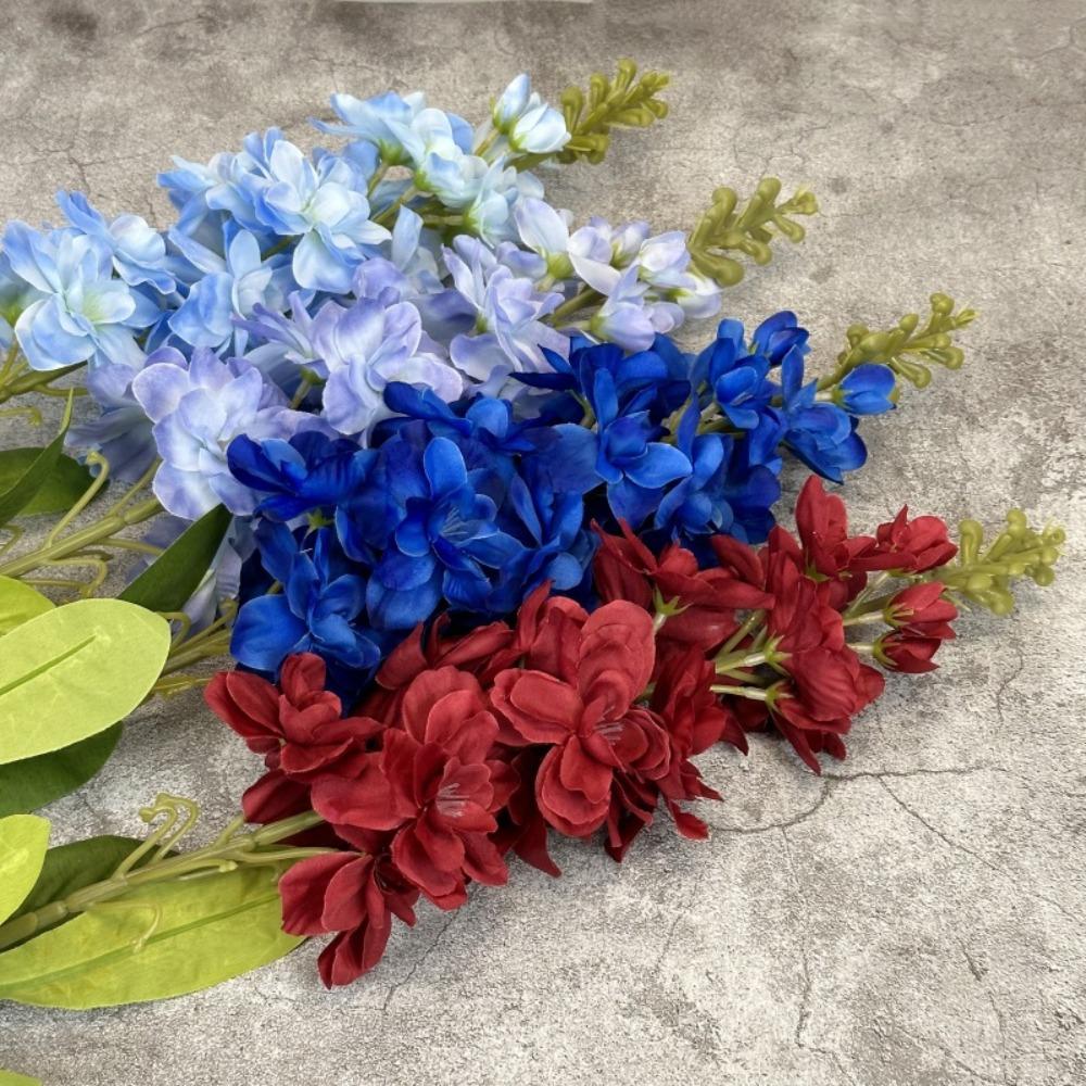 Silk Artificial Hyacinth 85CM Artificial Flowers Fake Violet Flower  for Home Wedding Decor