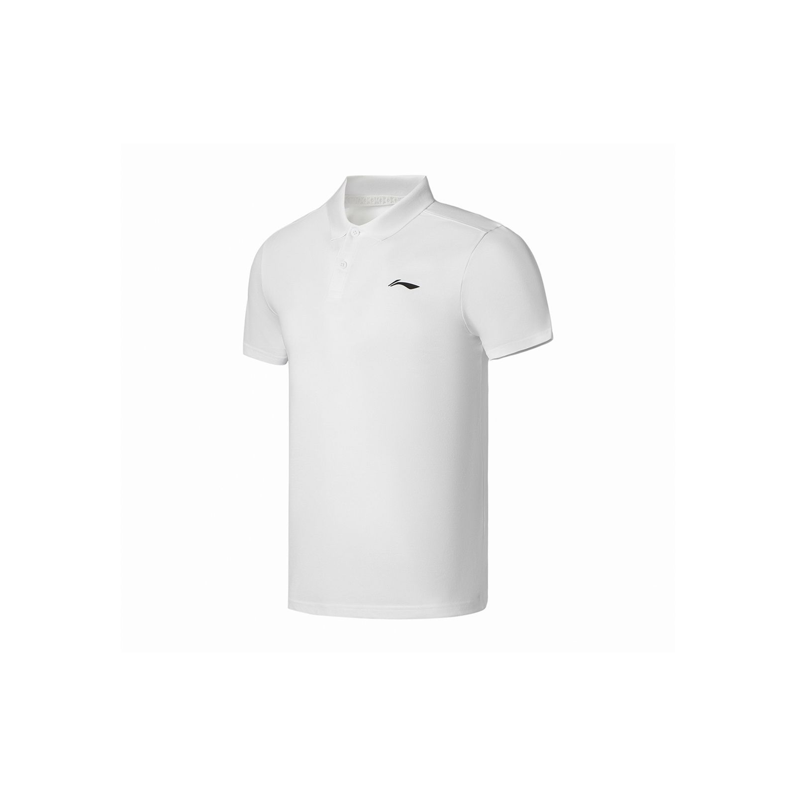 

Li Ning Mens Fitness Series Logo Print Button Pullover Short Sleeve Polo Shirt Men Polo Shirts Standard-White APLT125-4 XXL