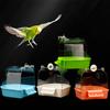 Clear Hanging Bird Bath for Cage Parakeet Bird Cage Accessories Parrots Bathtub Bath Shower Cage for Canary Budgerigar Cockatiel