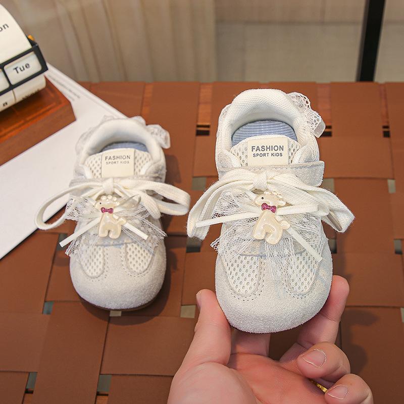 

Girls and Boys Casual Shoes with Soft Soles and Breathable Materials, Sports Shoes 20 бежевый
