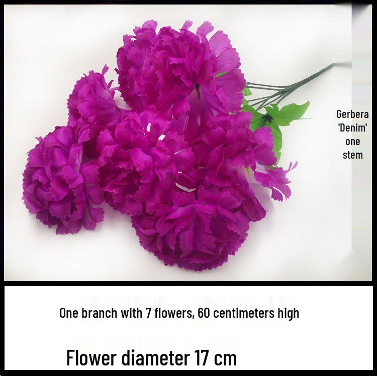 Qingming Chrysanthemenstrauß: Seidenblumen (künstlich) für das Gräberfegen und Friedhofsgedenken