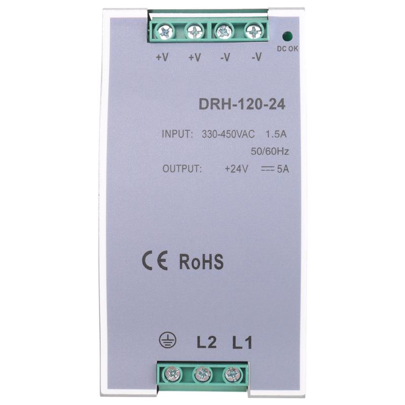AD23-DRH-120-24 Switching Power Supply 380AC 120W Single Output 24V Industrial Din Rail Power Supply Switch