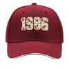 Floral Sunflower Wildflower Vintage Year Graphic Sandwich Baseball Cap Sun Cap Outdoor Workouts Hat