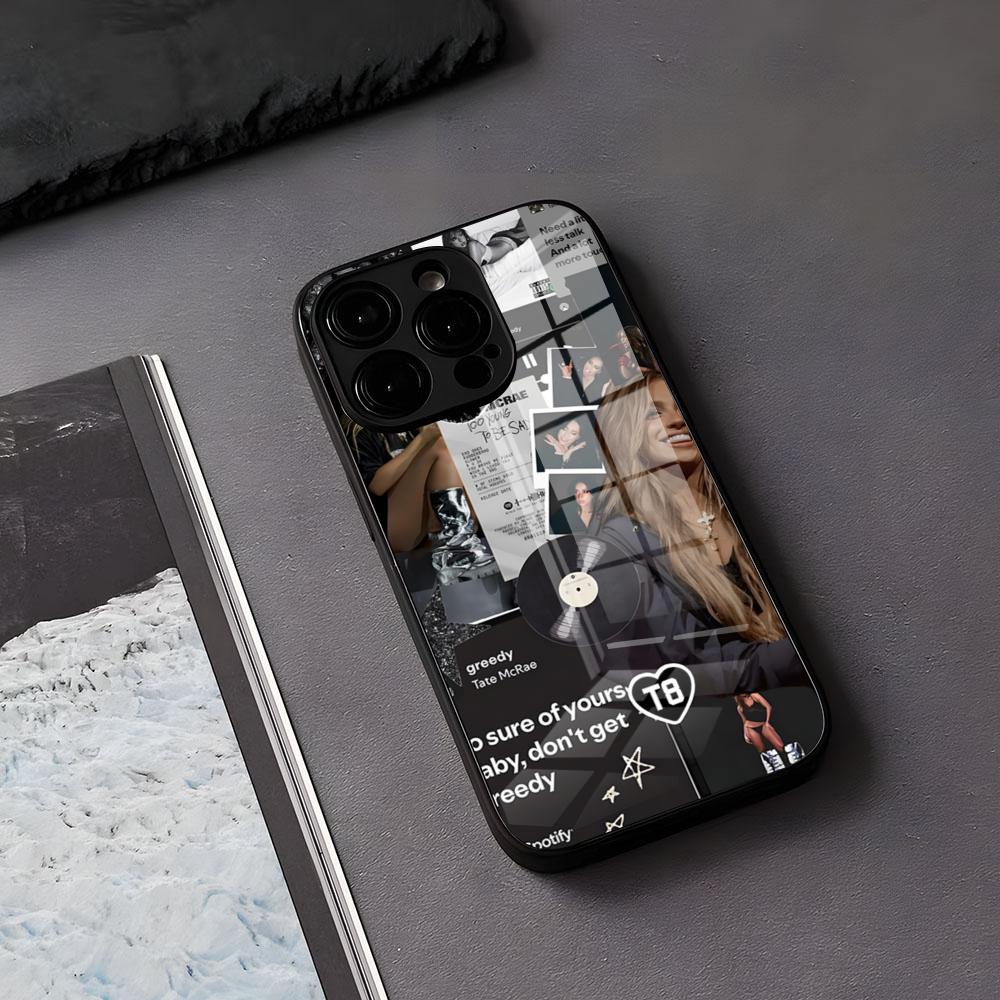 

T-Tate M-McRae Phone Case For IPhone 17 Air 16 E Pro Max 15 14 13 Mini 12 Pro 11 Max Plus Black Glass Cover iPhone17