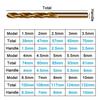 15pc M35 Cobalt Contain Roasted Yellow Straight Shank Twist Drill1.5-10mm High Speed Steel Full Grinding Hole Opening Tool Set