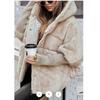 Cross-Border European and American Amazon Autumn and Winter Women New Loose Hood Stitching Sleeves down Jacket Cotton-padded Clothes Outerwear Coat