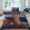Fashion Sausage Party Cartoon Bedding Set Single Twin Full Queen King Size Bed Set Kids Bedroom Duvetcover Sets Bed Sheet Set