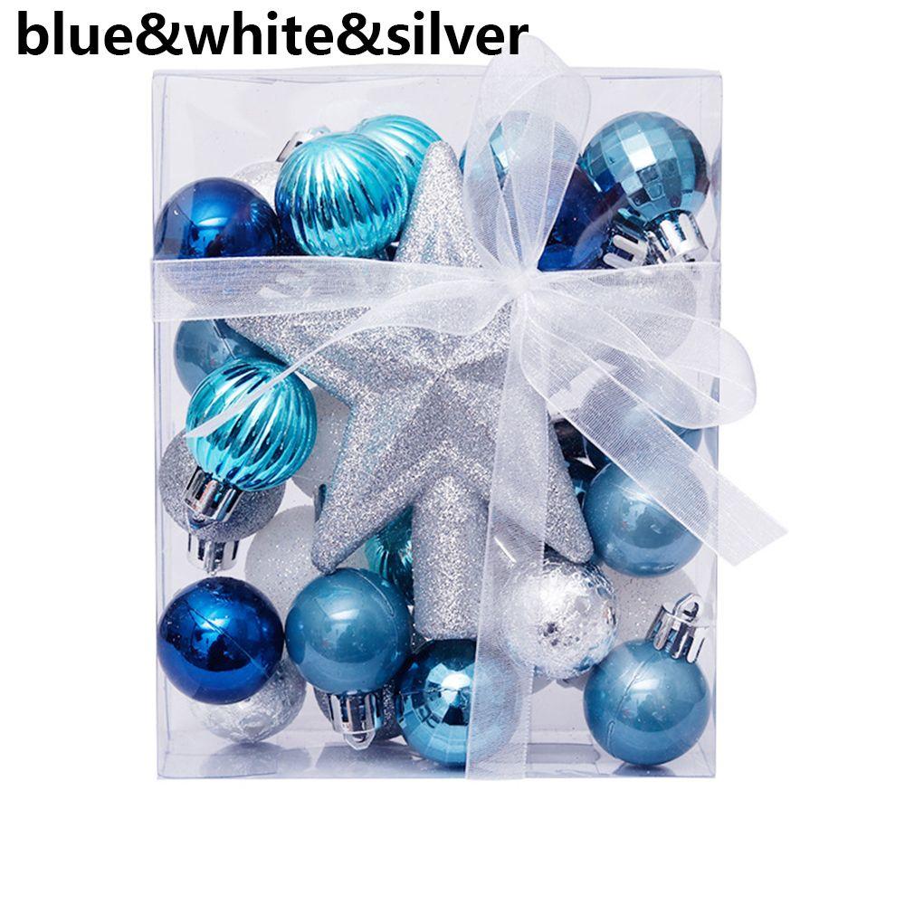 3CM Party Supplies Crafts DIY Gifts Xmas Hanging Ball Bauble Christmas Tree Decoration Drop Pendant