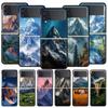 Mountain Peaks Landscape Phone Case For Samsung Galaxy Z Flip3 Flip4 Flip5 Case Shell For Z Flip 3 4 5 6 7 Hard Folding Cover