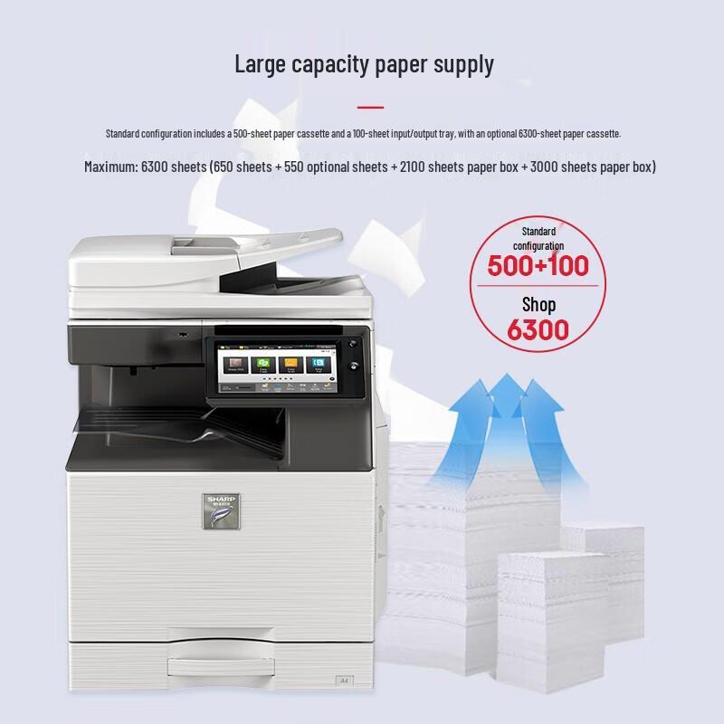 Sharp MX-B4053R Black and White Multifunction Digital Copier CN plug (adapter included)