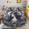 Beauty Skull Printed Bedding Cover Twin Size Microfiber Home Textiles Teen Cool Fashion Home Bedclothes