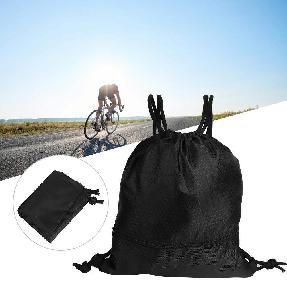 15L Großraum-Fahrradtasche Wasserdichter Atmungsaktiver Kordelzug-Rucksack für Outdoor-Fitness Sport1