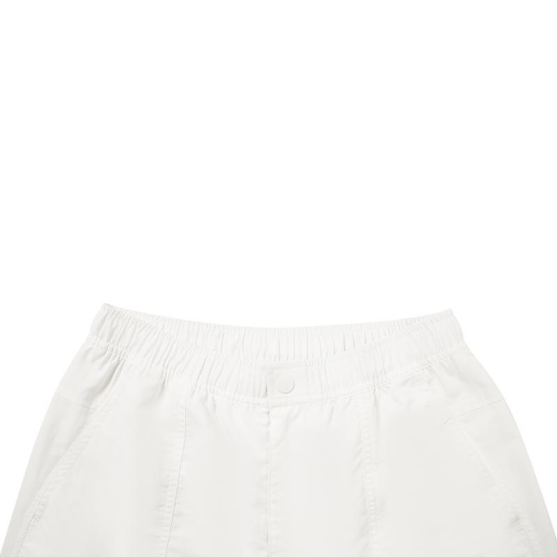 Li Ning Retro Sports Series Knitted Long Pants Women Bottoms Off-White AYKW310-5