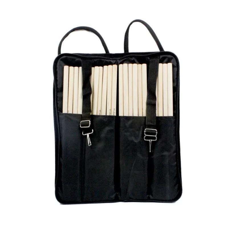 Drum Stick Bag Drumsticks Mallet Case Oxford Fabric Crossbody Shoulder Strap Wear Resistant Portable Drum Stick Drumstick Bag