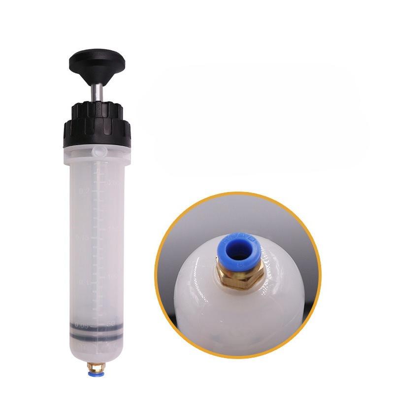 Automotive Manual Oil Extractor Pump 200CC 500CC, Syringe Vacuum Fluid Suction Filler For Brake Gear Transmission With Long Hose