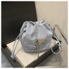 Summer small bag women's bucket bag design sense niche design chain messenger bag fashion explosion small mobile phone bag