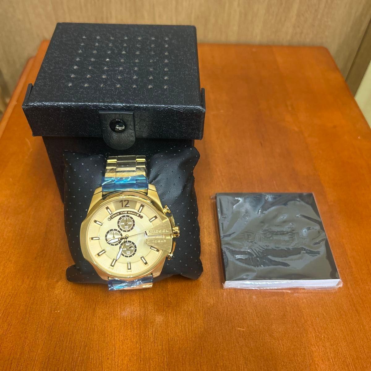 Used DIESEL DZ-4360 Chronograph Gold New, unused