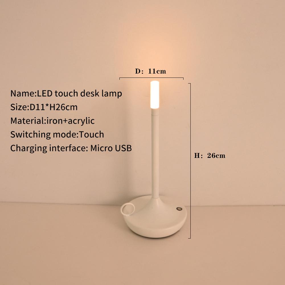 Luxury Table Lamp Modern Iron Art Usb Rechargeable Led Table Light For Outdoor Terrace Restaurant Bar